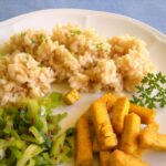 Würziger Reis mit Tofu (ohne Gluten)