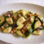 Zucchini-Gemüse einfach und ansprechend